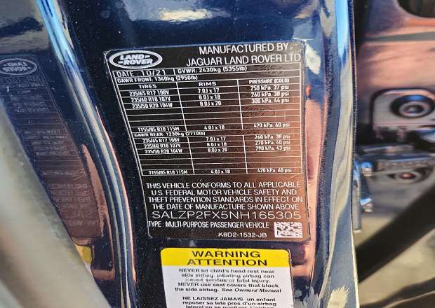 Land Rover Range Rover Evoque