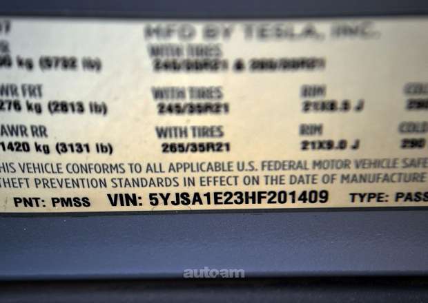 Tesla Model S 2017 — լուսանկար 11