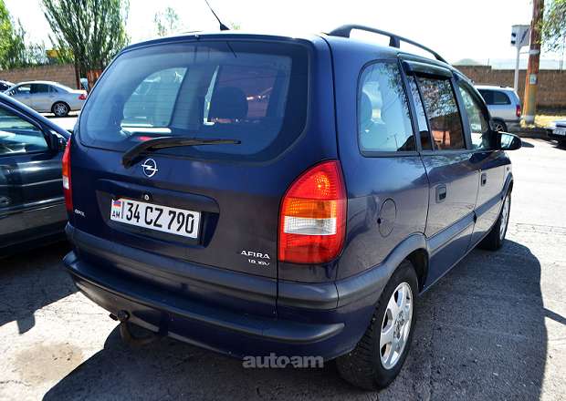 Opel Zafira 2000 — լուսանկար 12