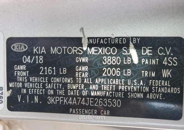 Kia Forte 2018 — լուսանկար 8