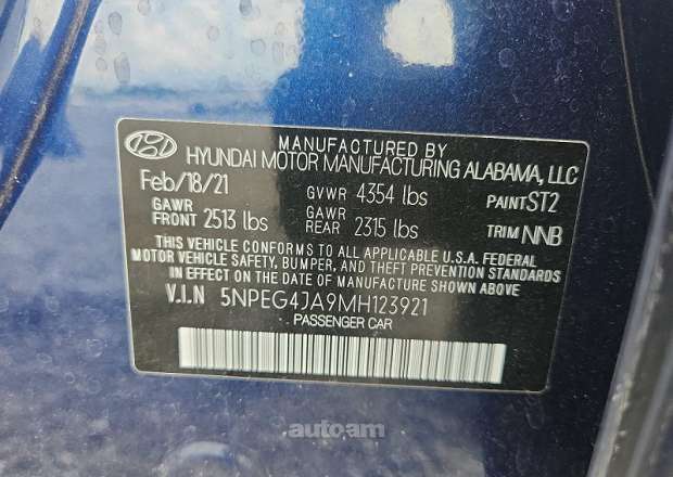 Hyundai Sonata 2021 — photo 12