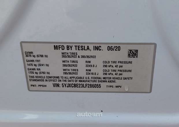 Tesla Model X 2020 — լուսանկար 14