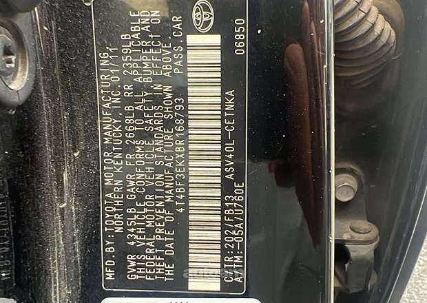 Toyota Camry 2011 — photo 6