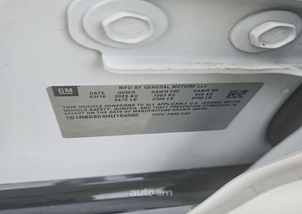 Chevrolet Volt 2016 — լուսանկար 12